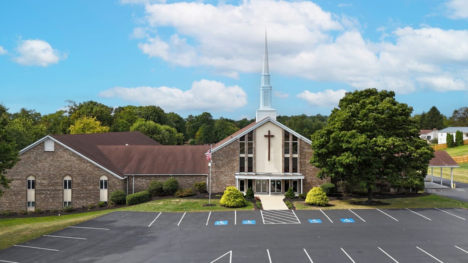 The front of Harrisburg First Assembly of God